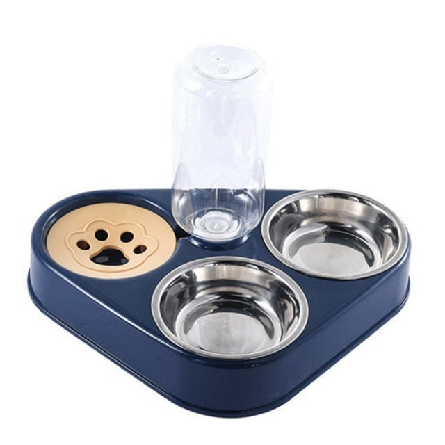 Feeder Bowl With Dog Water Bottle